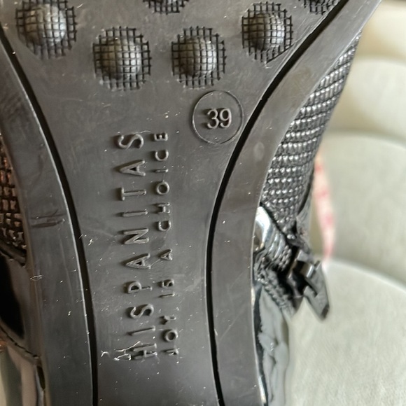 Hispanitas Black Leather Ankle Boots - Picture 13 of 16